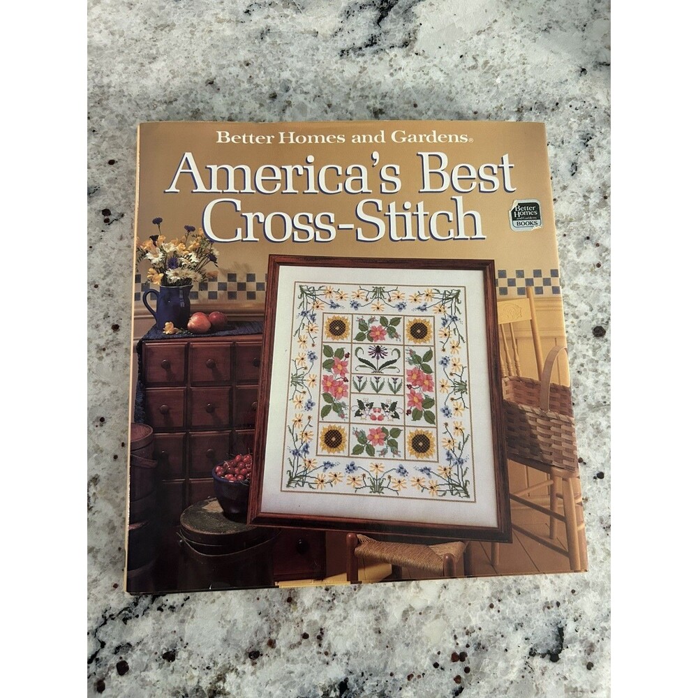 Better Homes and Gardens America's Best Cross-Stitch Pattern Book Cottagecore